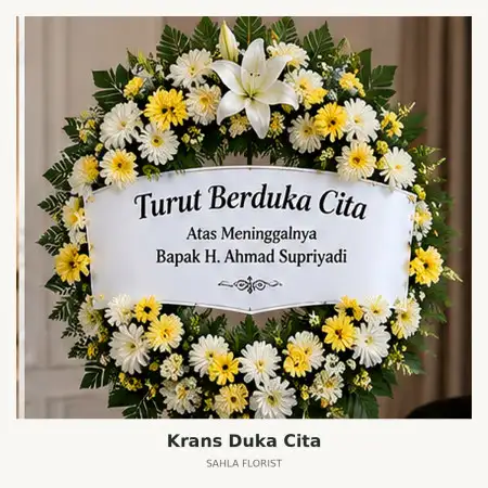 Krans Bunga Duka Gadingrejo
